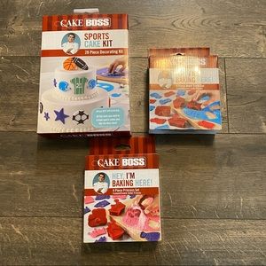 Set of 3 Cake Boss Cake Decorating Kits NIB